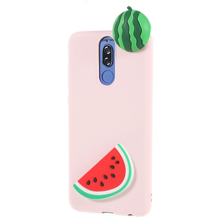 Cute 3D Cartoon Doll Pattern TPU Phone Cover for Huawei Mate 10 Lite / nova 2i / Maimang 6 / Honor 9i (India) - Watermelon-2