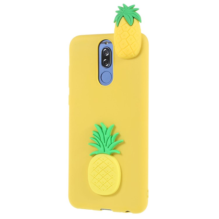 Cute 3D Cartoon Doll Pattern TPU Mobile Case for Huawei Mate 10 Lite / nova 2i / Maimang 6 / Honor 9i (India) - Pineapple-2