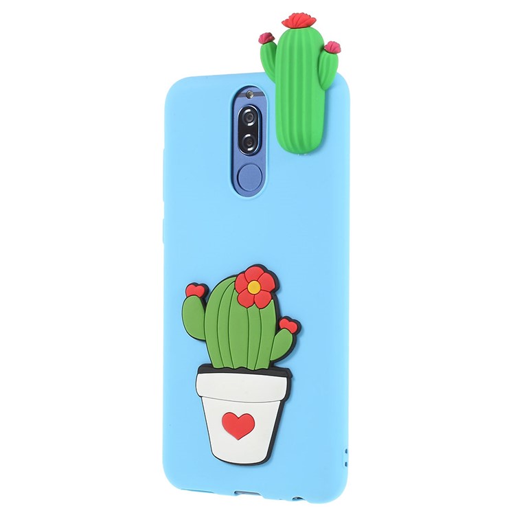 Cute 3D Cartoon Doll Pattern TPU Mobile Shell for Huawei Mate 10 Lite / nova 2i / Maimang 6 / Honor 9i (India) - Cactus-2