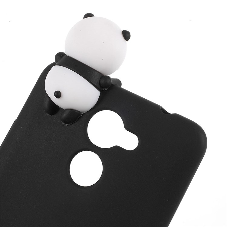 Cute 3D Cartoon Pattern Soft TPU Casing for Huawei Y7 Prime / Enjoy 7 Plus - Shy Panda-4
