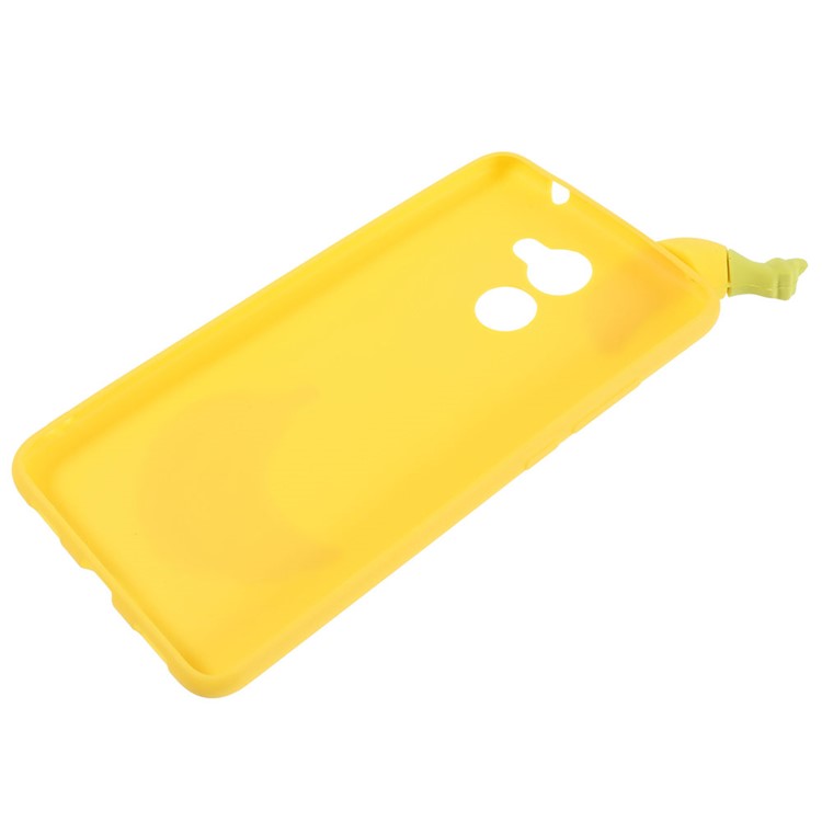 Cute 3D Cartoon Pattern Soft TPU Mobile Phone Accessory Case for Huawei Y7 Prime / Enjoy 7 Plus - Banana-3