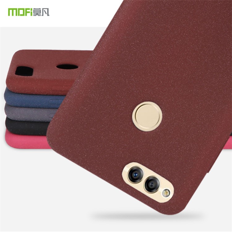 MOFI Matte Fragrant TPU Protection Case for Huawei Honor 7X - Wine Red-2