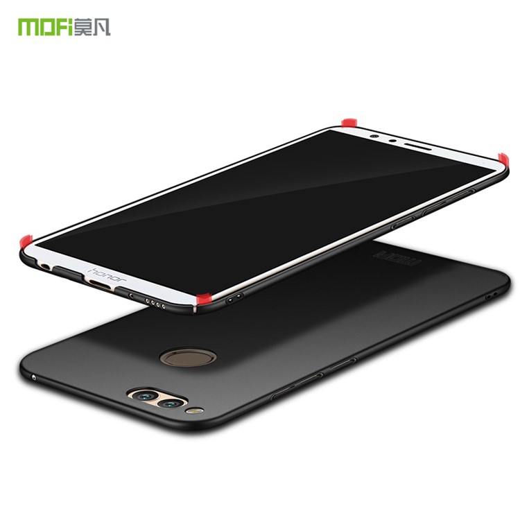 MOFI Shield Slim Frosted Hard Plastic Case for Huawei Honor 7X - Black-3