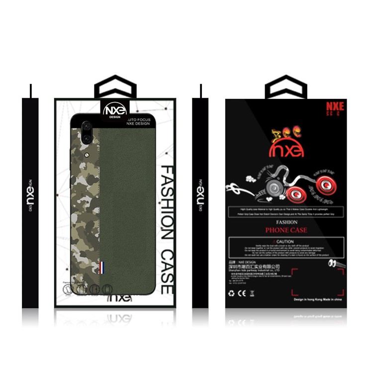 NXE Camouflage Pattern Splicing TPU Protection Case for Huawei P20 - Army Green Camouflage / Green-6