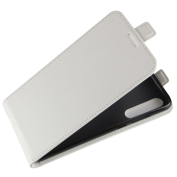 Crazy Horse Texture Vertical Flip Leather Magnetic Cover for Huawei P20 Pro - White-4