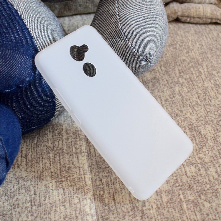 Soft TPU Back Cover Accessory for Huawei Y7 Prime / Enjoy 7 Plus - White-7