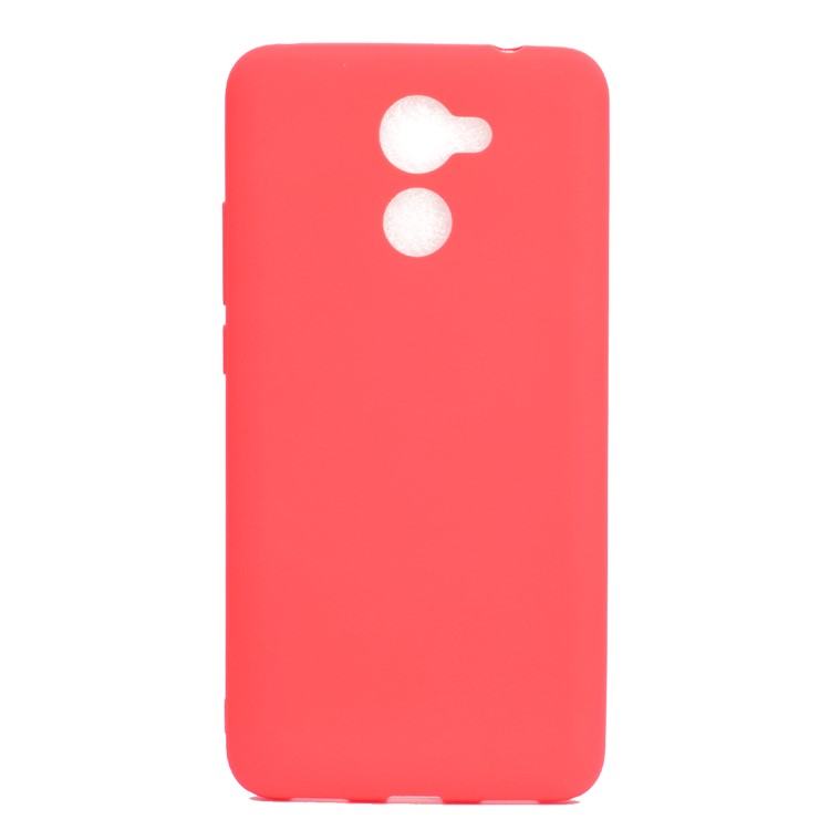 Soft TPU Back Protective Phone Case for Huawei Y7 Prime / Enjoy 7 Plus - Red-2