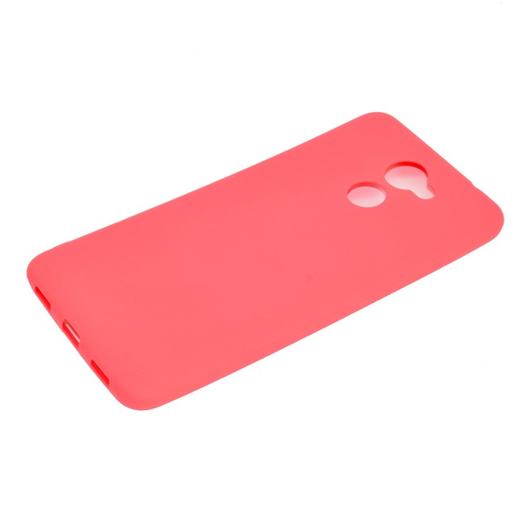 Soft TPU Back Protective Phone Case for Huawei Y7 Prime / Enjoy 7 Plus - Red-3