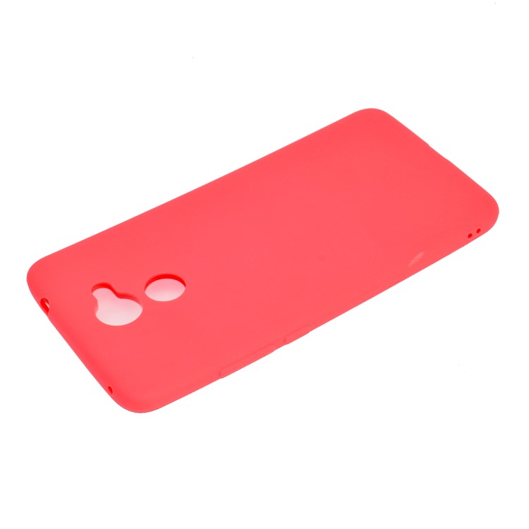 Soft TPU Back Protective Phone Case for Huawei Y7 Prime / Enjoy 7 Plus - Red-4