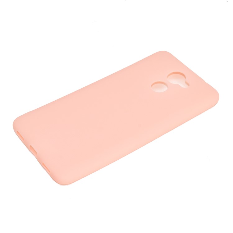Soft TPU Featherweight Phone Back Cover for Huawei Y7 Prime / Enjoy 7 Plus - Pink-3