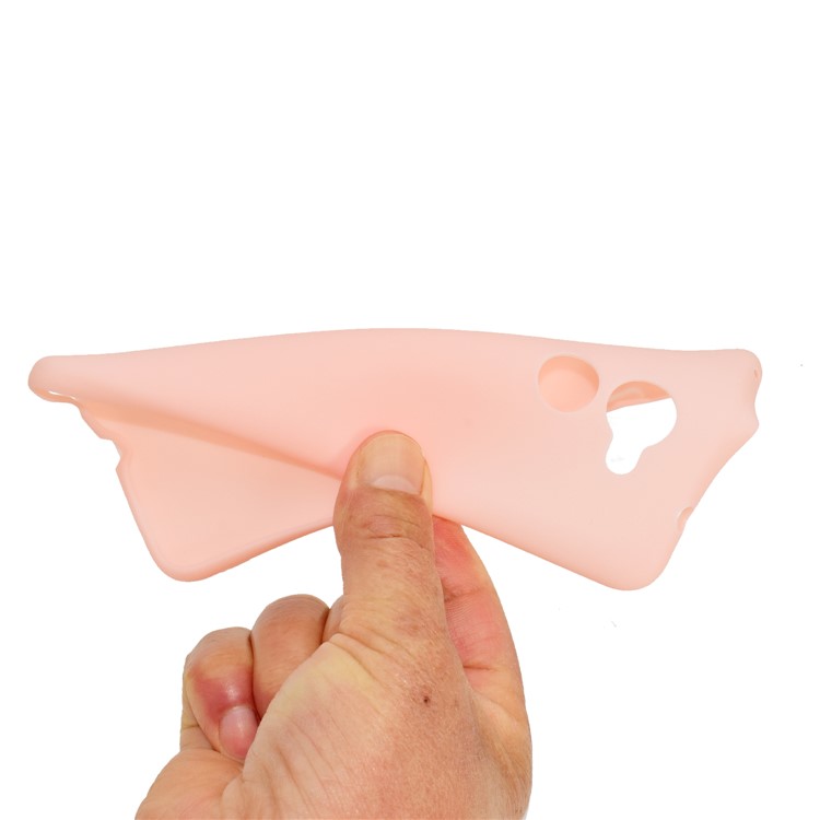 Soft TPU Featherweight Phone Back Cover for Huawei Y7 Prime / Enjoy 7 Plus - Pink-6