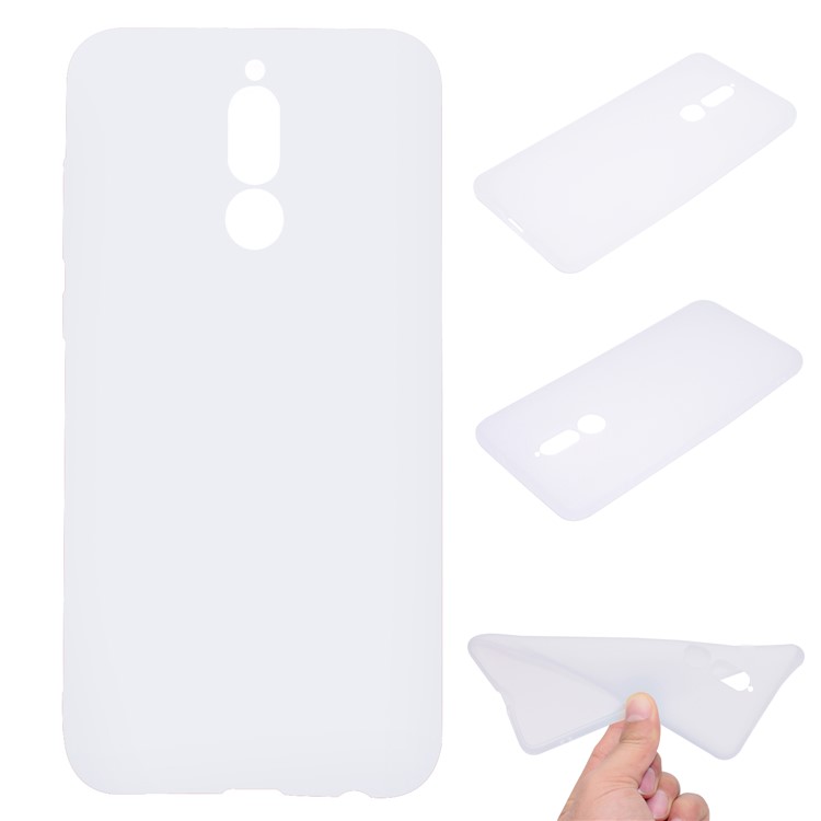 Soft TPU Featherweight Back Casing for Huawei Mate 10 Lite/nova 2i/Maimang 6/Honor 9i (India) - White-1