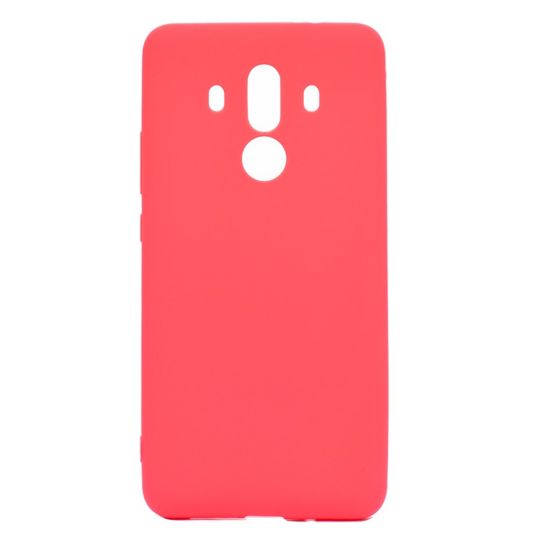 Soft Matte TPU Back Shell for Huawei Mate 10 Pro - Red-2
