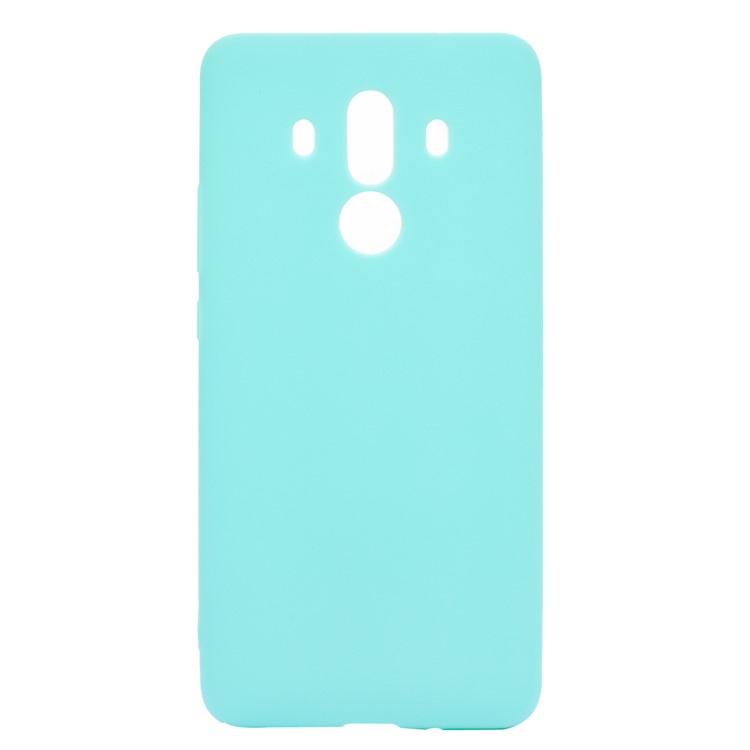 Soft Matte TPU Mobile Phone Case for Huawei Mate 10 Pro - Cyan-2