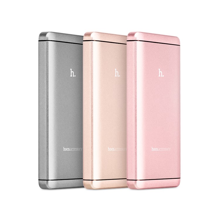 HOCO UPB03 Dual USB 12000mAh Power Bank for iPhone iPad Samsung Pokemon Game - Rose Gold Color-7
