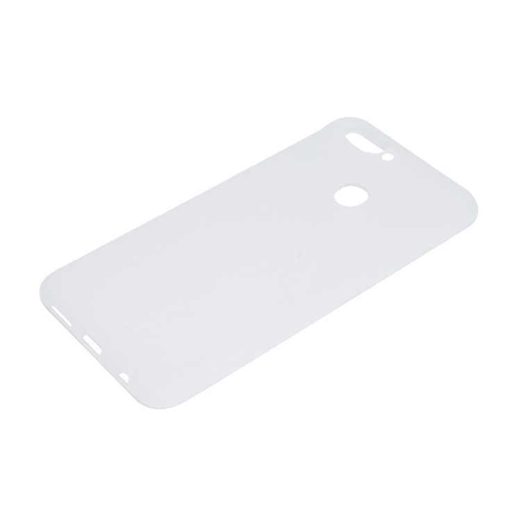 Couverture Arrière Soft Matte TPU Pour Huawei Honor 9 Lite / 9 Youth Edition - Blanche-3