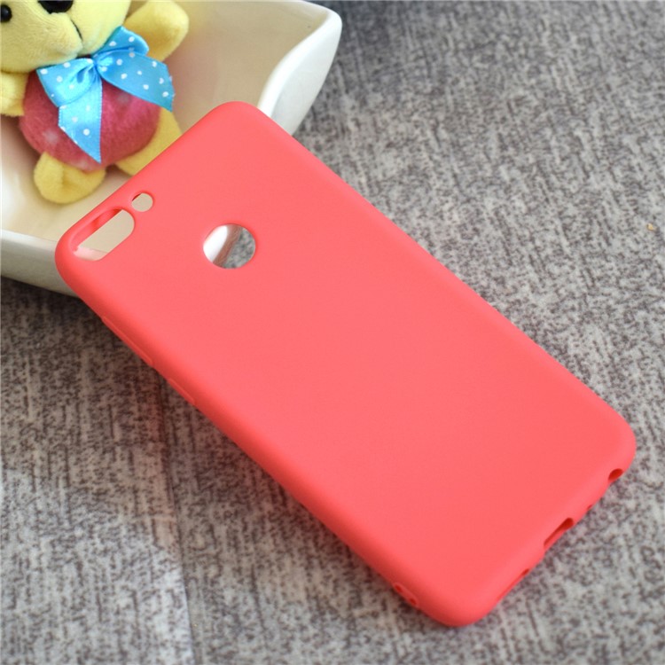 Soft Matte TPU Back Shell for Huawei Honor 9 Lite/9 Youth Edition - Red-6