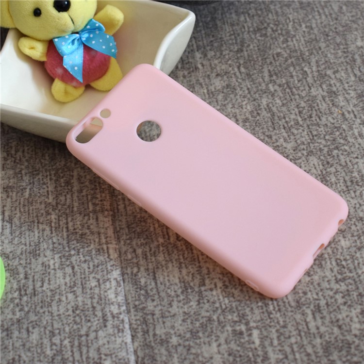 Soft Matte TPU Back Casing for Huawei Honor 9 Lite/9 Youth Edition - Pink-7