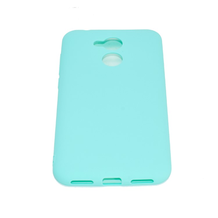 Soft Matte TPU Mobile Phone Case for Huawei Honor 6A/Honor 5C pro - Cyan-9