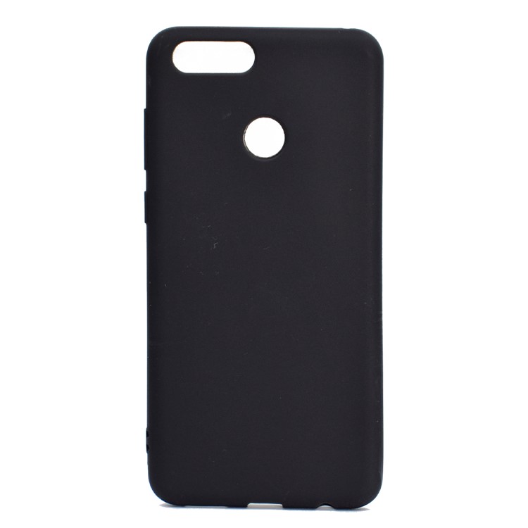 Soft Matte TPU Back Case for Huawei Honor 7X - Black-2