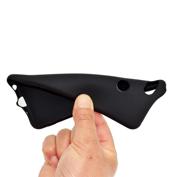 Soft Matte TPU Back Case for Huawei Honor 7X - Black-6