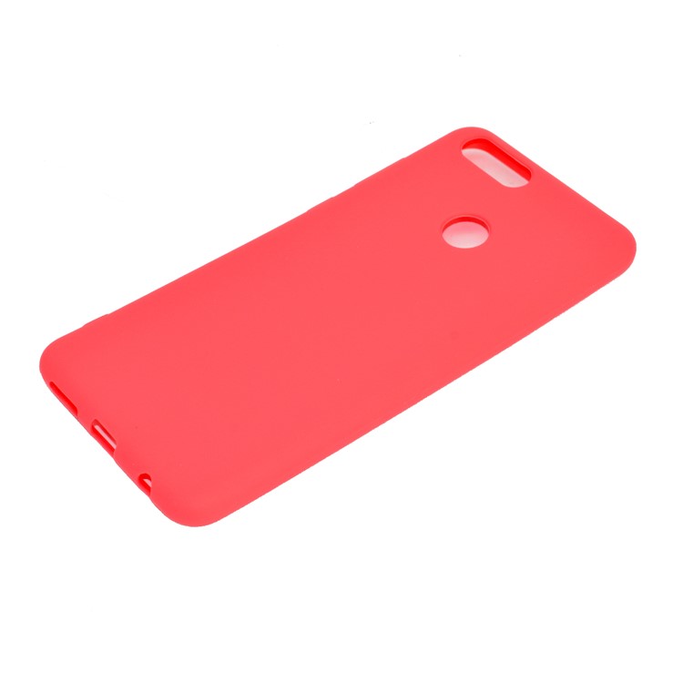 Soft Matte TPU Back Shell for Huawei Honor 7X - Red-3