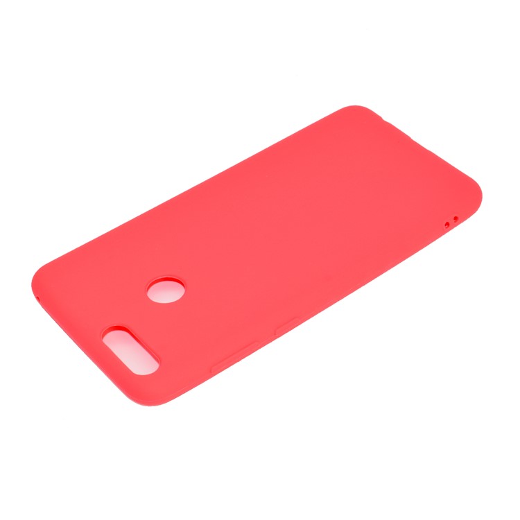 Soft Matte TPU Back Shell for Huawei Honor 7X - Red-4