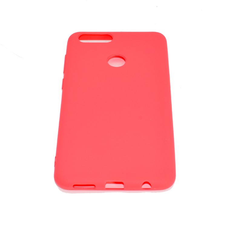 Soft Matte TPU Back Shell for Huawei Honor 7X - Red-5