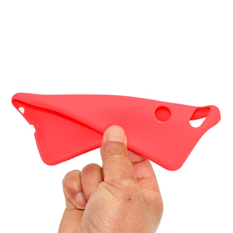 Soft Matte TPU Back Shell for Huawei Honor 7X - Red-6