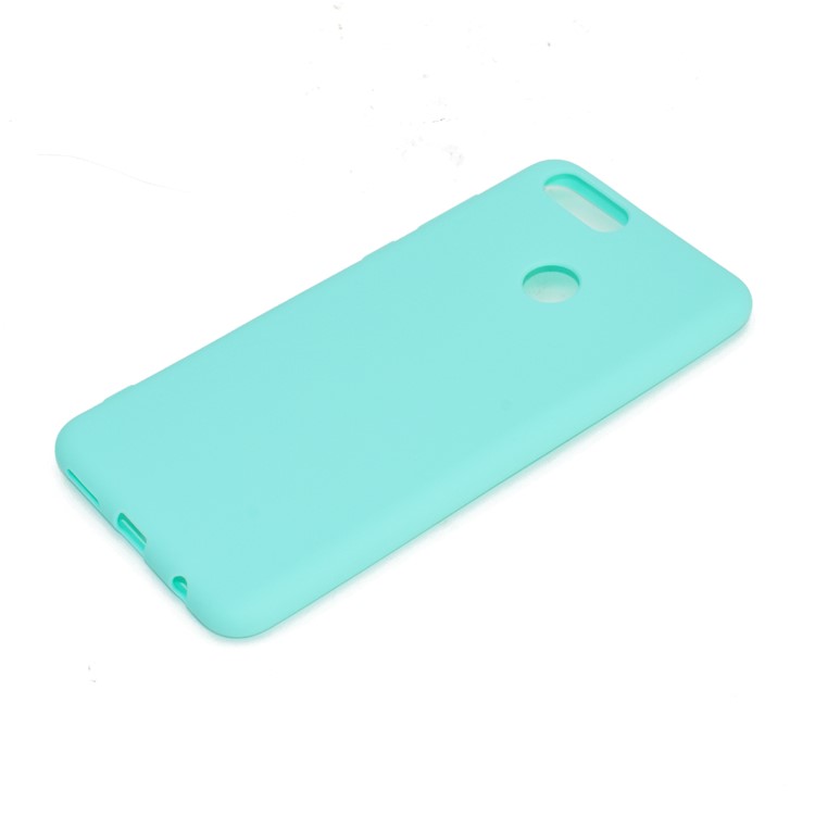 Soft Matte TPU Mobile Phone Case for Huawei Honor 7X - Cyan-3