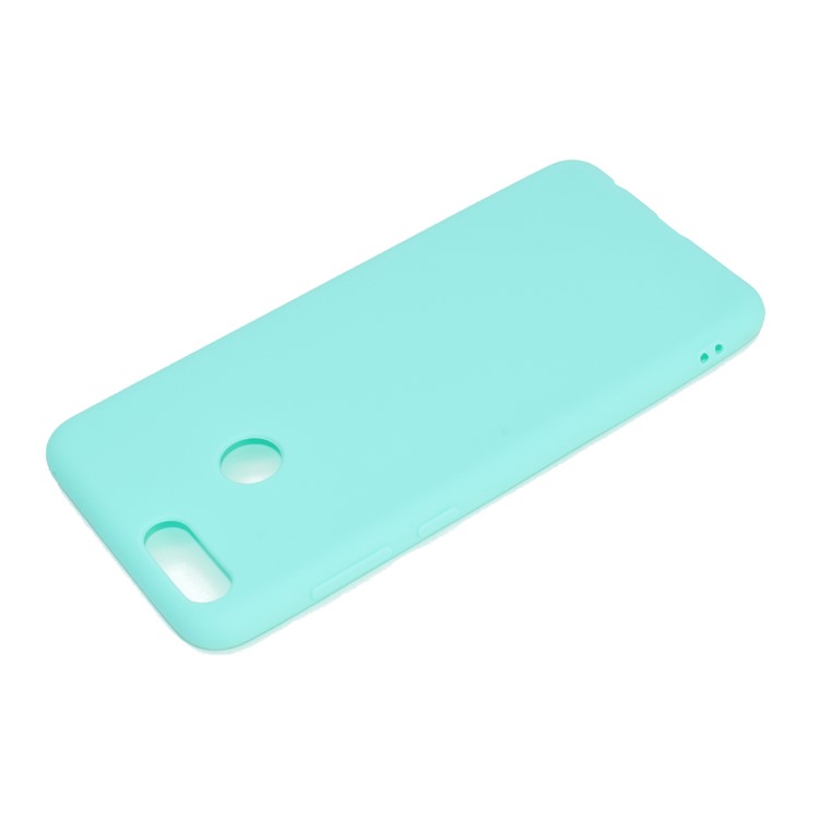Soft Matte TPU Mobile Phone Case for Huawei Honor 7X - Cyan-4