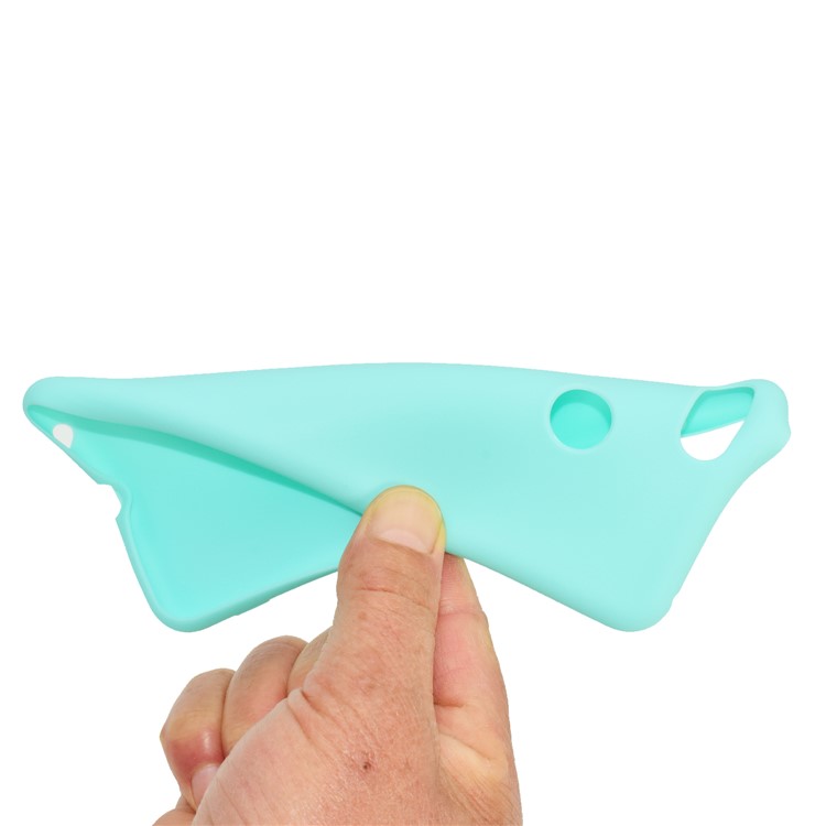 Soft Matte TPU Mobile Phone Case for Huawei Honor 7X - Cyan-6