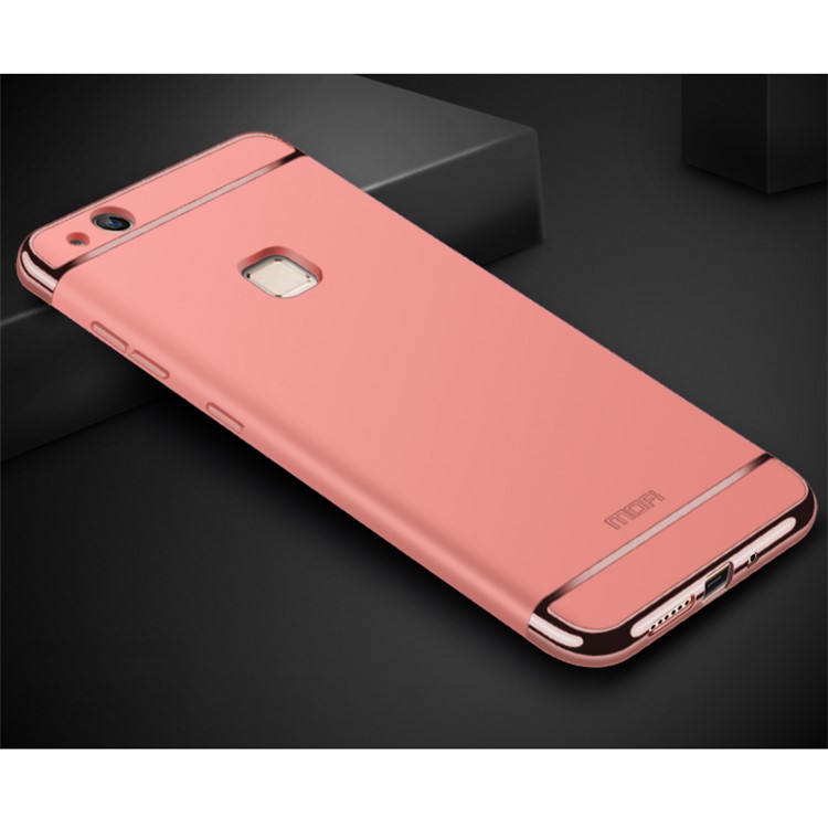 MOFI Guard Series Detachable 3-in-1 Electroplating Plastic Hard Casing for Huawei P10 Lite - Rose Gold-1