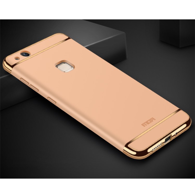 MOFI Guard Series Detachable 3-in-1 Electroplating Plastic Hard Mobile Phone Case for Huawei P10 Lite - Gold-1