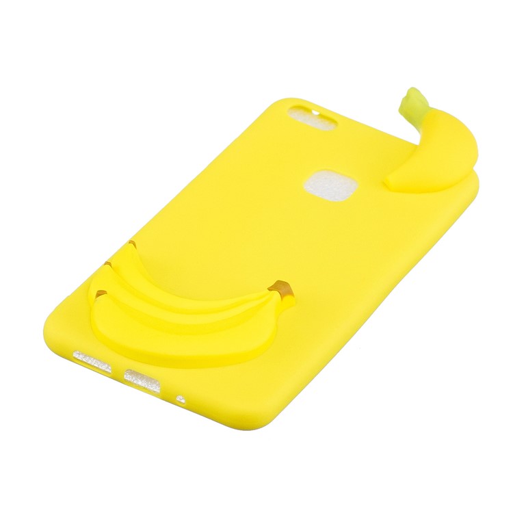 3D Fruit Pattern Printing TPU Phone Shell Case for Huawei P10 Lite - Banana-2