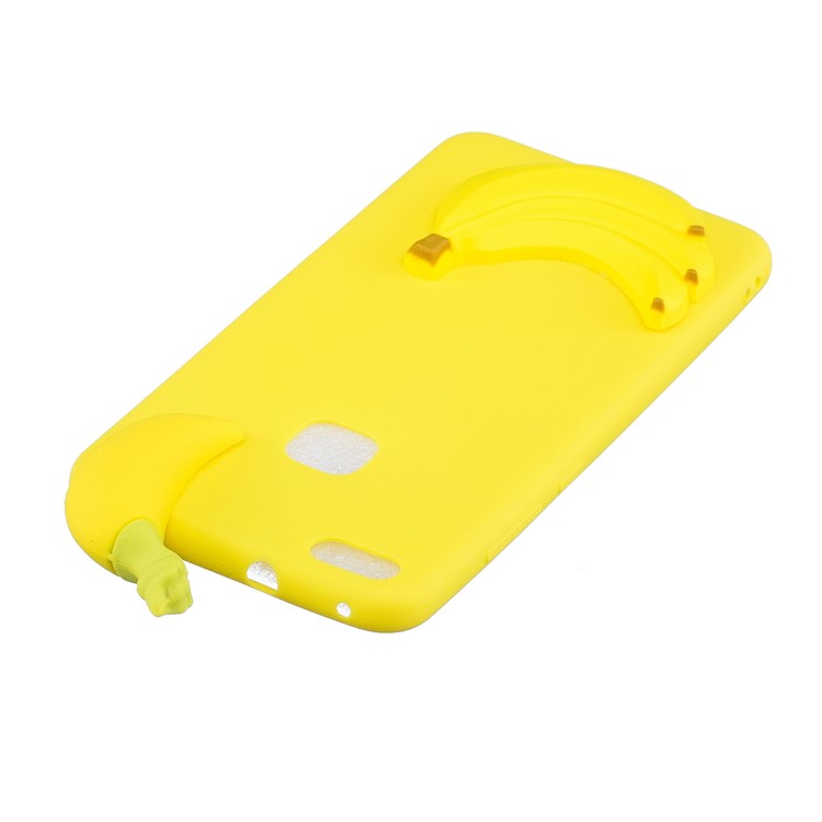 3D Fruit Pattern Printing TPU Phone Shell Case for Huawei P10 Lite - Banana-3