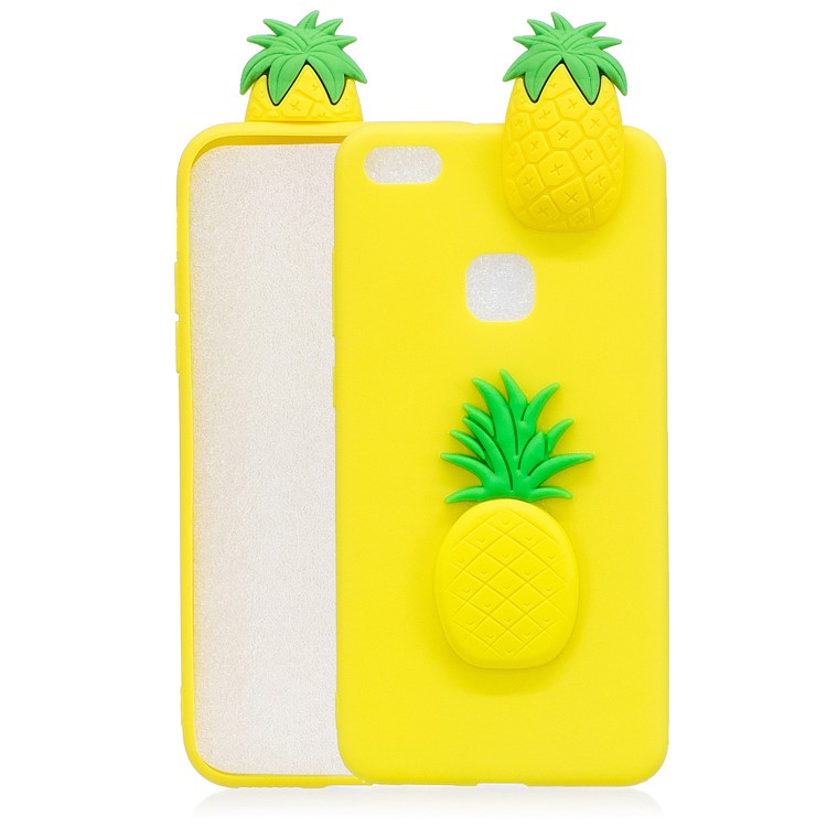 3D Fruit Pattern Printing TPU Case Cover Shell for Huawei P10 Lite - Pineapple-1