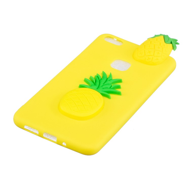 3D Fruit Pattern Printing TPU Case Cover Shell for Huawei P10 Lite - Pineapple-2