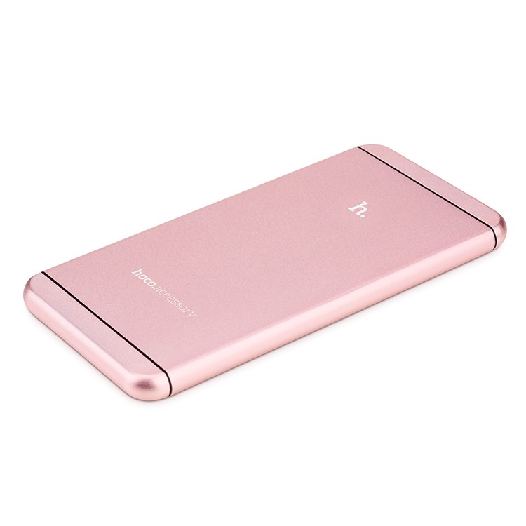 HOCO UPB03 6000mAh 2.1A Power Bank for iPhone iPad Samsung - Rose Gold Color-3