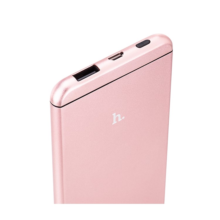 HOCO UPB03 6000mAh 2.1A Power Bank for iPhone iPad Samsung - Rose Gold Color-5