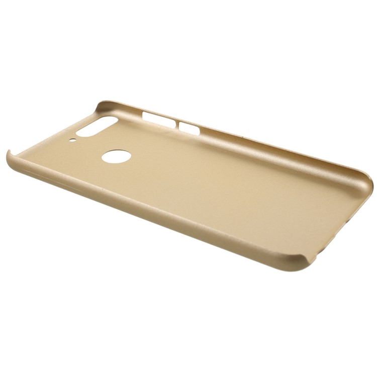 Rubberized Plastic Hard Phone Shell for Huawei Honor 7C / Enjoy 8 /Y7 Prime (2018) - Gold-3
