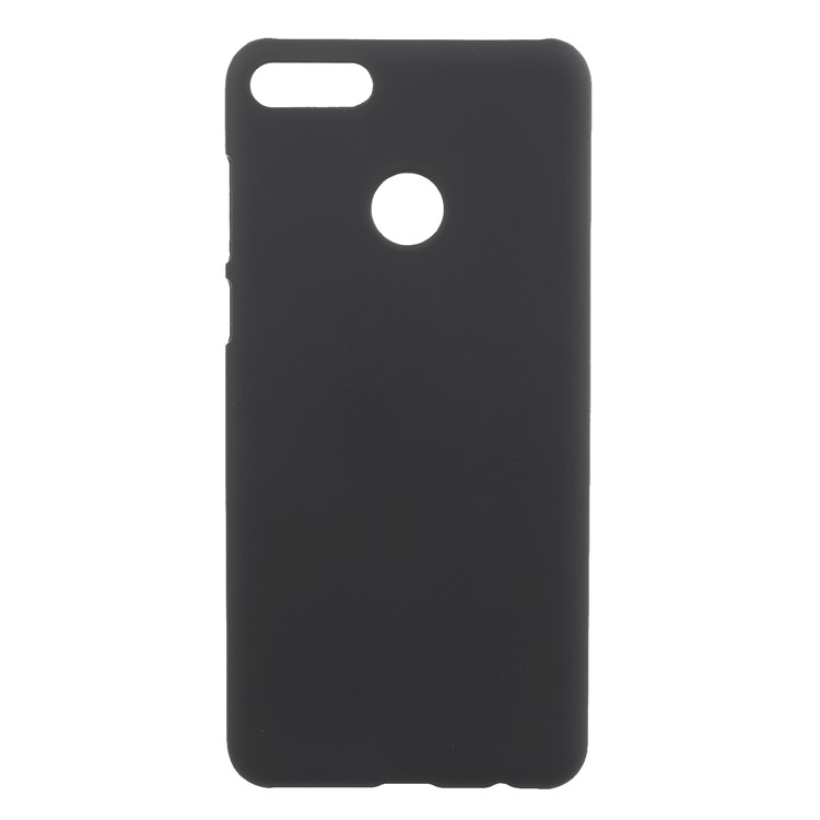Rubberized PC Hard Shell for Huawei Y9 (2018)/Enjoy 8 Plus - Black-1