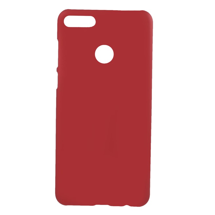 Rubberized PC Hard Cover for Huawei Y9 (2018)/Enjoy 8 Plus - Red-1