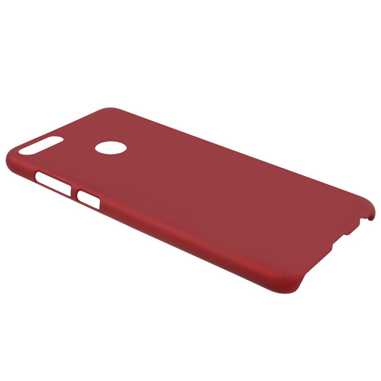 Rubberized PC Hard Cover for Huawei Y9 (2018)/Enjoy 8 Plus - Red-2