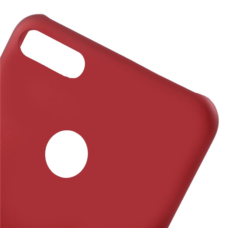 Rubberized PC Hard Cover for Huawei Y9 (2018)/Enjoy 8 Plus - Red-3