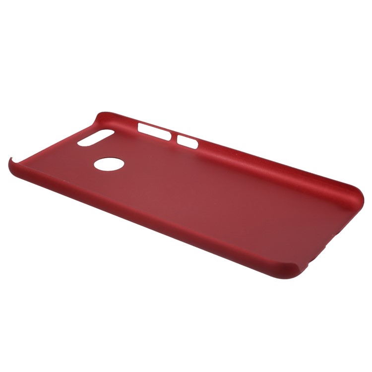 Rubberized PC Hard Cover for Huawei Y9 (2018)/Enjoy 8 Plus - Red-4