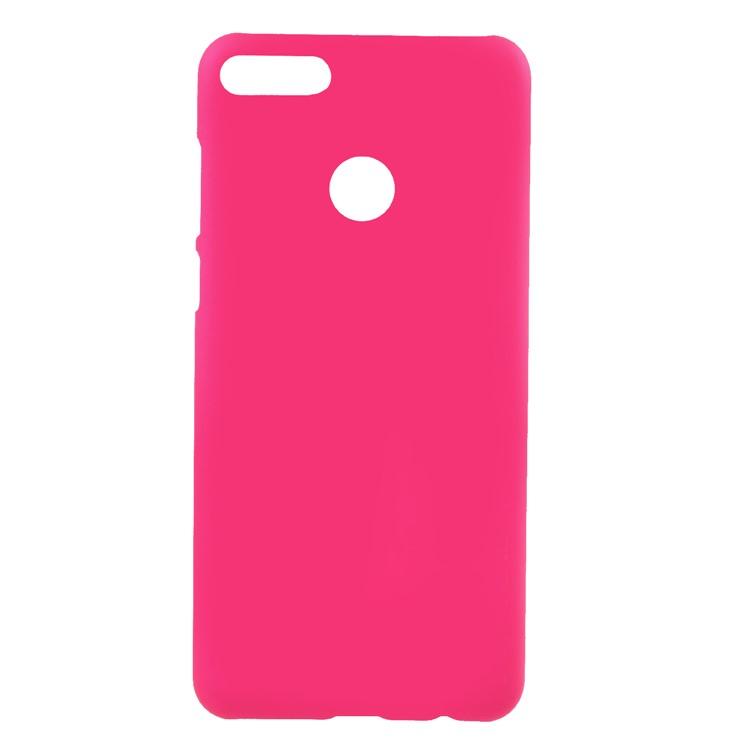 Rubberized PC Hard Casing for Huawei Y9 (2018)/Enjoy 8 Plus - Rose-1