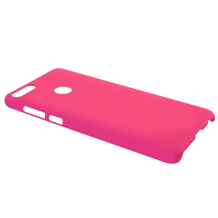 Rubberized PC Hard Casing for Huawei Y9 (2018)/Enjoy 8 Plus - Rose-2