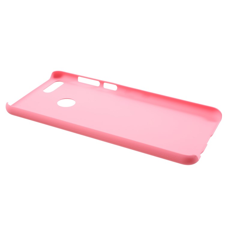 Rubberized PC Hard Mobile Phone Shell for Huawei Y9 (2018)/Enjoy 8 Plus - Pink-3