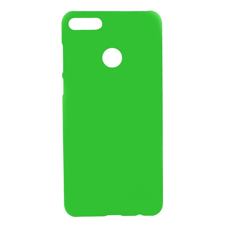 Rubberized PC Hard Cell Phone Case for Huawei Y9 (2018)/Enjoy 8 Plus - Green-1